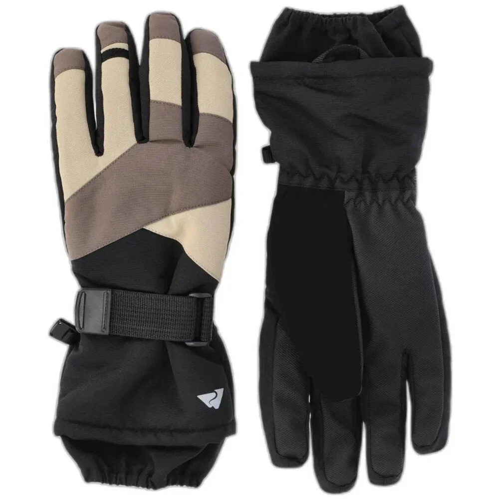 Ozark Trail BOYS Insulated Gloves Water Resistant SIZE S-M Tan Black 3M NEW